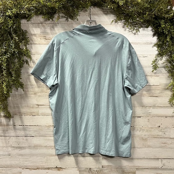 Tommy John Soft Light Blue Polo Shirt - Picture 4 of 5